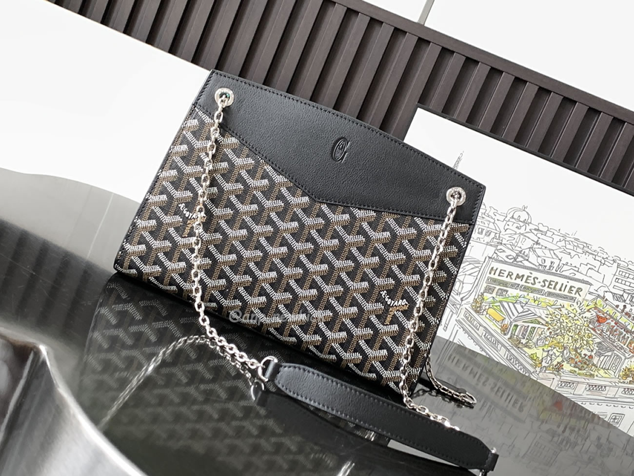 Goyard Rouette Small Hard Version 18 Cm X 9 Cm X 25.5 Cm (18) - newkick.vip